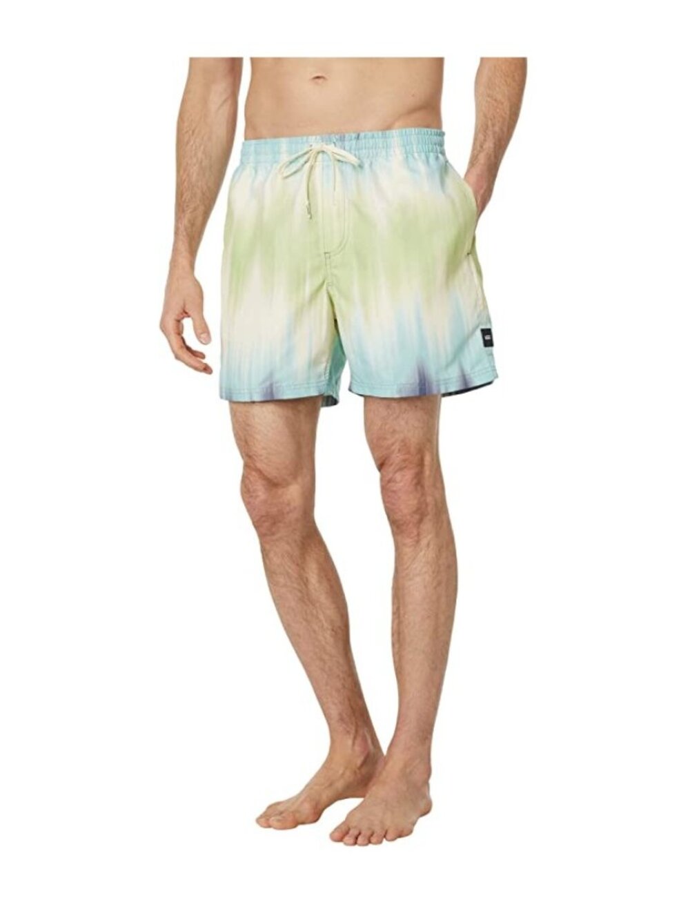 Vans Mens Vans Mixed Volley Shorts Tie Dye VN0A3W4KYV9 Green Blue Size S Small